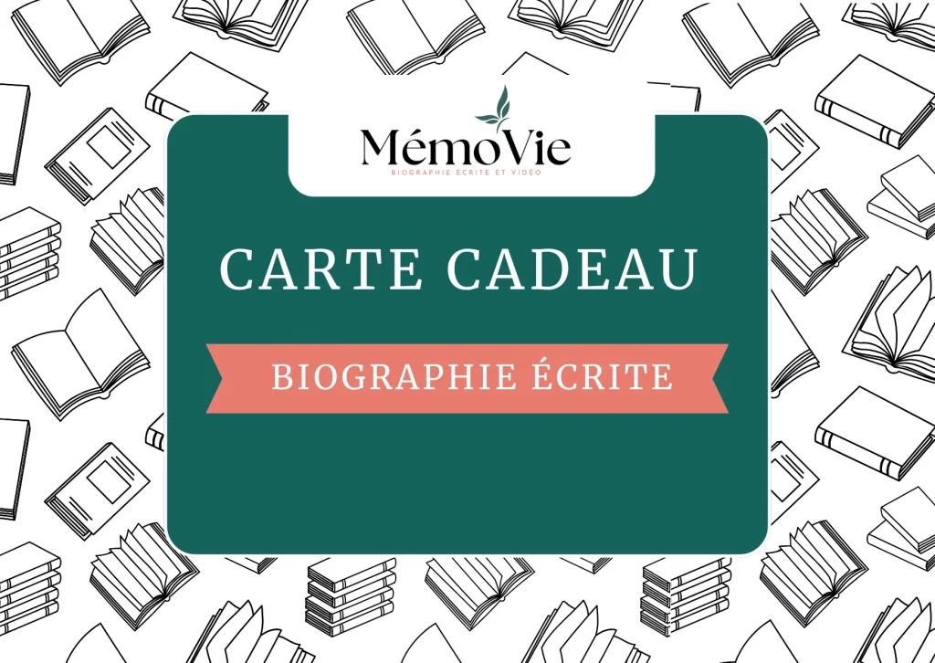 Carte Cadeau biographie écrite